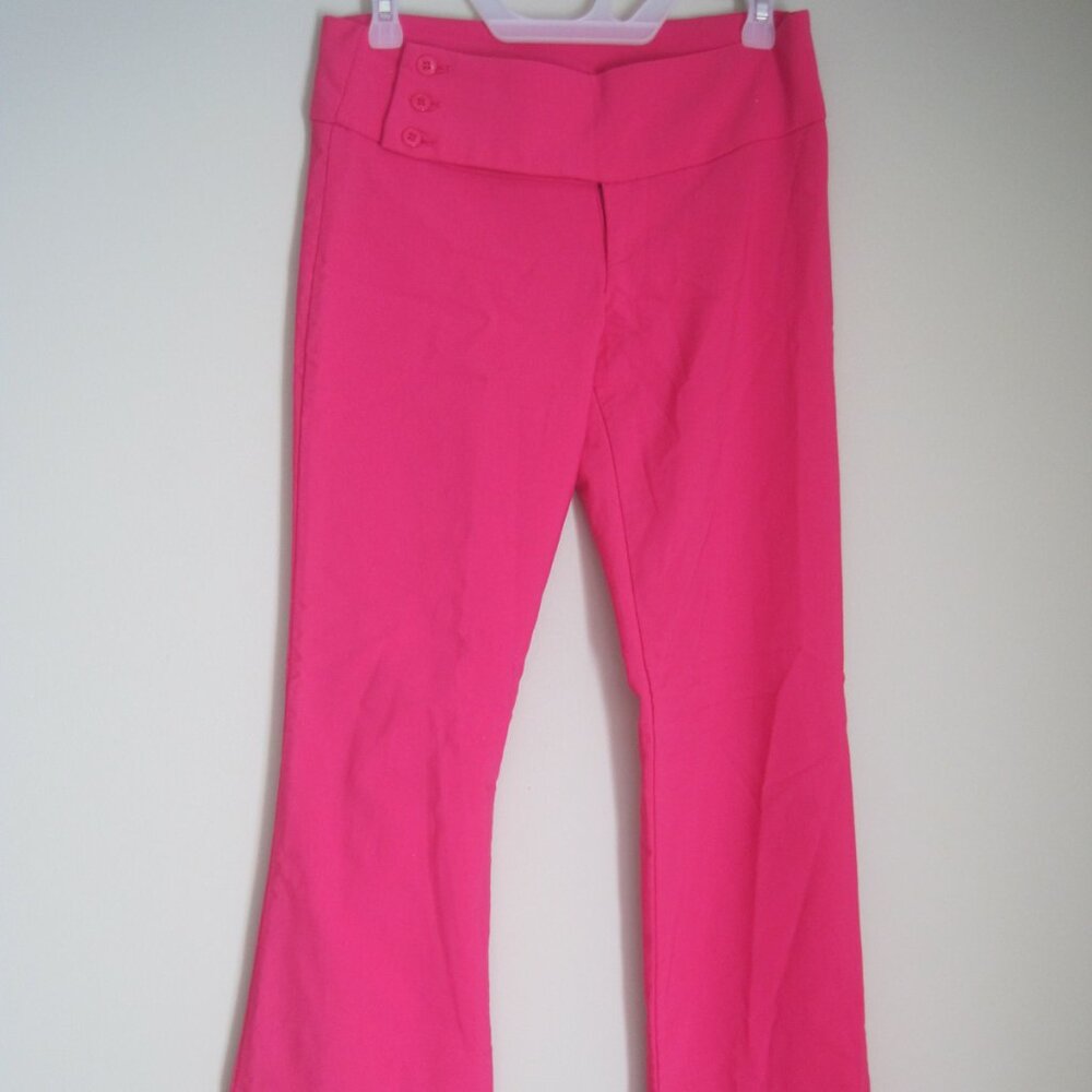 Cleveland Street Pink Womens Dress Pants Polyester Size 9. Business Career Wear